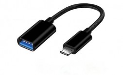 Micro USB адаптер OTG USB 3.0 нейлоновый плетеный кабель