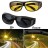 Очки дневного и ночного видения для водителя, антибликовые очки для водителя полароид