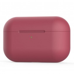 Чехол силиконовый для Apple AirPods 3, вишневый