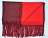 Палантин - шарф женский кашемировый, красный