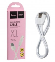 Кабель USB HOCO (X1) Type-C (1м) (белый)