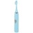 Электрическая зубная щетка с тремя насадками в комплекте, синий