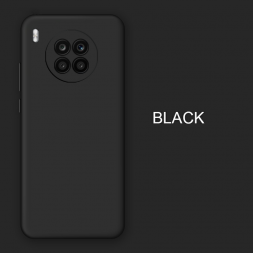 Чехол бархатный Silicone для Huawei Honor 50 lite, черный