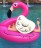 Пляжный, бассейный надувной круг для плавания Фламинго - 90см