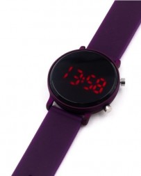 Женские цифровые наручные часы, фиолетовый