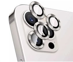 Защитное стекло линзы для камеры iPhone 14 Pro, серебристый