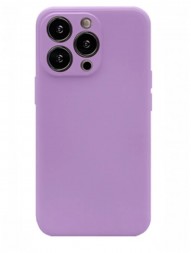Чехол силиконовый для iPhone 13 Pro c защитой камеры, сиреневый