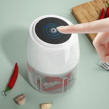 Кухонный электрический измельчитель-блендер Release Hands One-click Garlic с USB зарядкой, белый