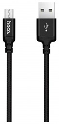 Кабель USB Hoco X14 Micro USB, 1 м, черный