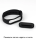 Силиконовый ремешок для фитнес-браслета Xiaomi Mi Band 7 (черный)