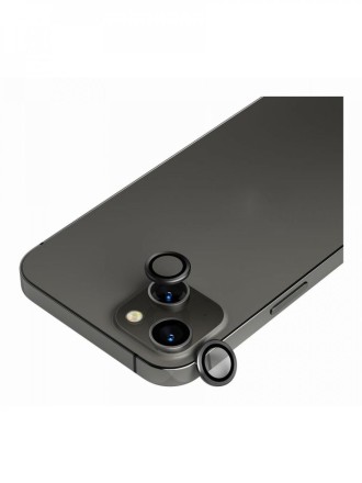 Защитное стекло линзы для камеры iPhone 15/15 Plus, черный