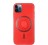 Чехол с магнитным кольцом на 360 градусов для iPhone 12 mini, красный