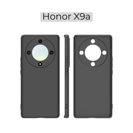 Чехол силиконовый для Honor X9A, чёрный