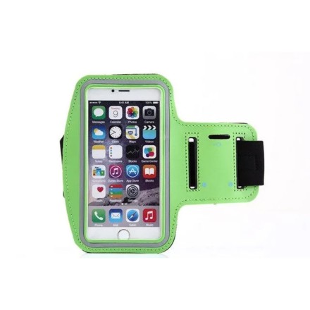 Спортивный чехол для телефона на руку 5.5 дюймов, зеленый