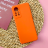 Чехол силиконовый для Infinix Hot 11s NFC, оранжевый