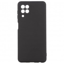 Чехол силиконовый для Samsung Galaxy M32 c защитой камеры, черный