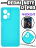 Чехол силиконовый для Xiaomi Redmi Note 12 Pro, бирюзовый