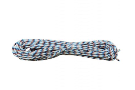Полипропиленовый плетеный шнур 20м, Диаметр 8мм, синий