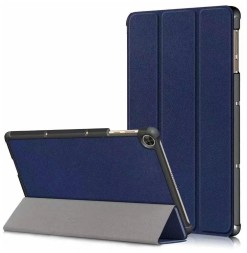 Чехол книжка для Huawei MatePad T10S, темно-синяя