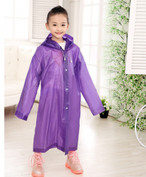 Детский плащ-дождевик(130-140см), фиолетовый