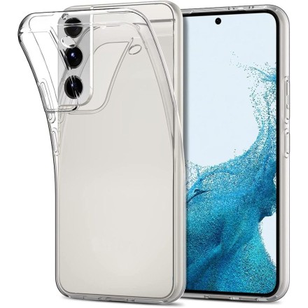 Чехол силиконовый для Samsung Galaxy S23, прозрачный