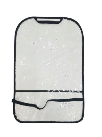 Накидка защитная на спинку автомобильного сиденья с карманом, 45х68 см