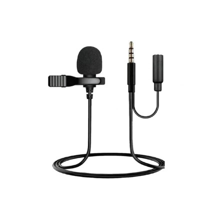 Микрофон петличный Aux Jack 3.5mm Lavalier Microphone