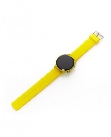 Женские цифровые наручные часы, желтый