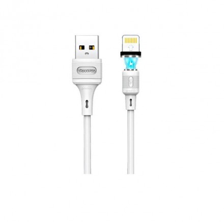 Магнитный USB кабель с быстрой зарядкой Tranyoo S12-I Lightning 5A 18W, 1 метр