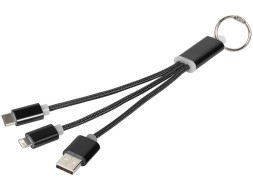Брелок кабель 2 в 1 USB на Lightning/ Micro