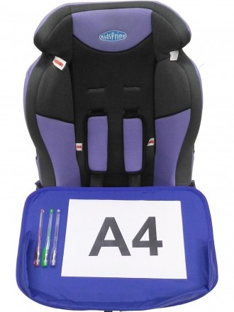 Столик для детского автокресла S-004 голубой, 32x48 см