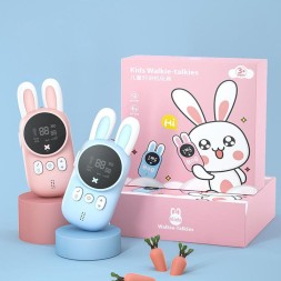 Рация детская 2 шт. мультяшный Кролик Дизайн 1 розовый 1 синий