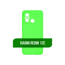 Чехол силиконовый для Xiaomi Redmi 12C, салатовый