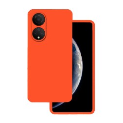 Чехол силиконовый для Honor X7, оранжевый