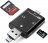 Флешка коннектор для iPhone / iPod / iPad / Android micro USB, SD, micro SD (Flash Device Black)