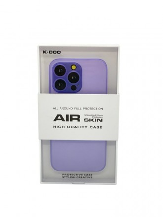 Ультратонкий чехол K-DOO Air Skin для iPhone 12 Pro Max, фиолетовый