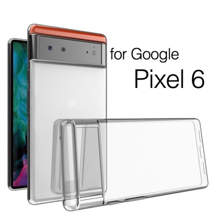 Чехол силиконовый для Google Pixel 6, прозрачный