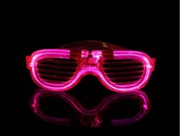 Светящиеся очки для детей и взрослых, розовый