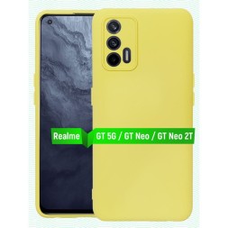 Чехол силиконовый для Realme GT Neo 5, желтый