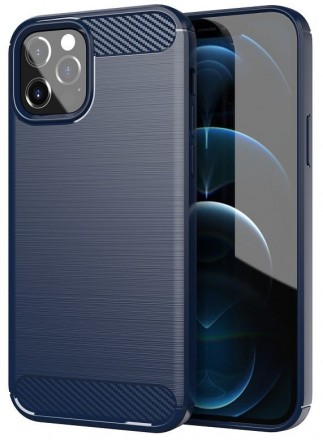 Противоударный чехол для iPhone 12 Pro, темно-синий