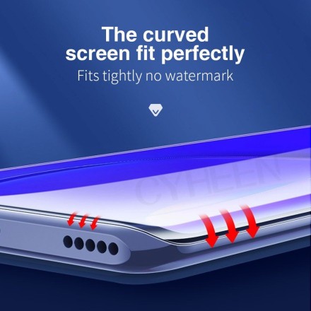 Защитное стекло Full Glue на полный экран для Huawei Nova 10 Pro, чёрное