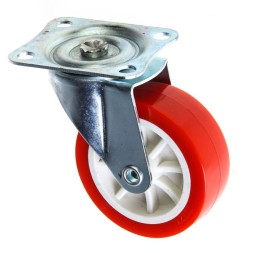 Мебельное колесо &quot;Red&quot; поворотное диаметр 50 мм. - 2шт грузоподъемность 50кг