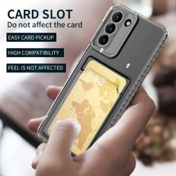 Чехол силиконовый для Samsung Galaxu S23 с карманом для карты