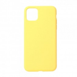 Чехол силиконовый для iPhone 11, желтый