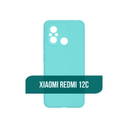 Чехол силиконовый для Xiaomi Redmi 12C, бирюзовый