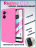 Чехол силиконовый для Realme C33, ярко-розовый