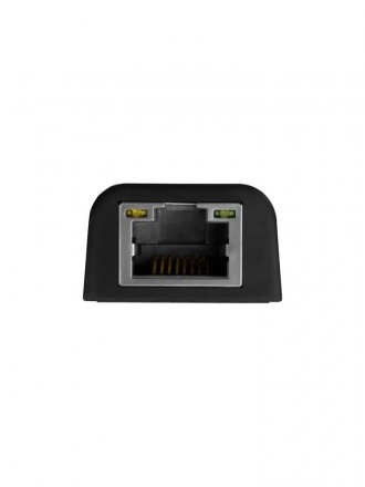 Переходник USB 2.0 - RJ45 / LAN, черный