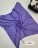 Платок шелковый однотонный-большой 90x90см, фиолетовый