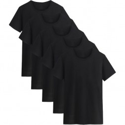 Комплект мужских футболок из 5шт. Разные размеры(48-56), черные