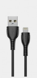 Кабель-USB для iPhone Lightning Borofone BX51, черный 1м